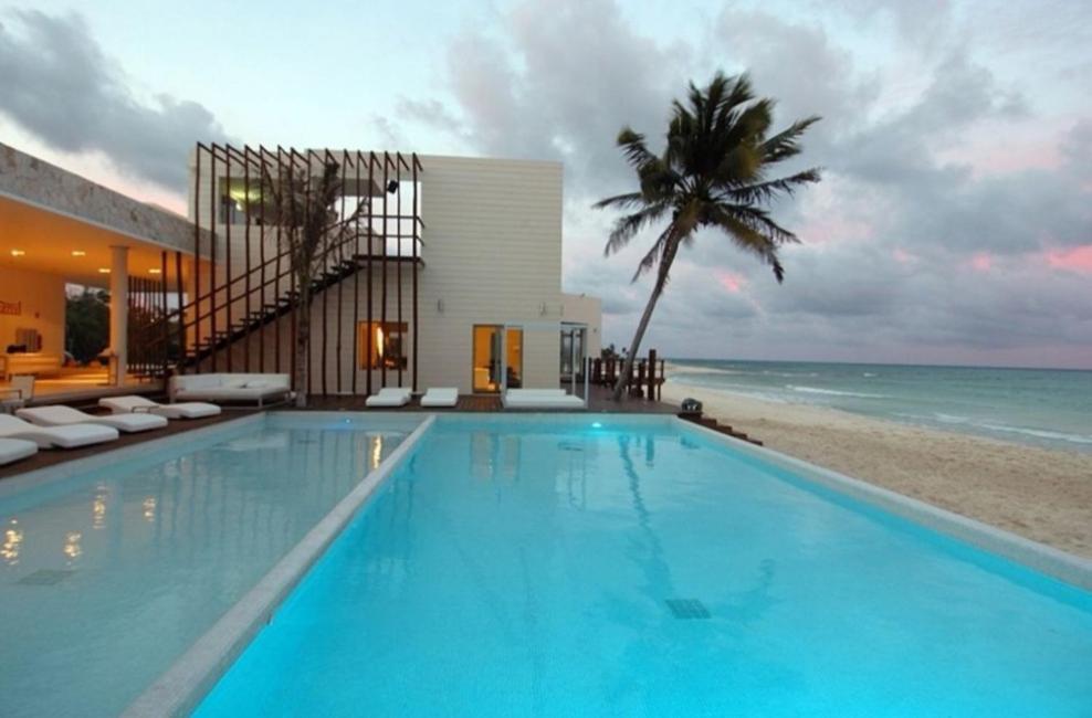 Beachside Corasol El Amanecer De Frida Para 2 Personas Плая-дель-Кармен Экстерьер фото